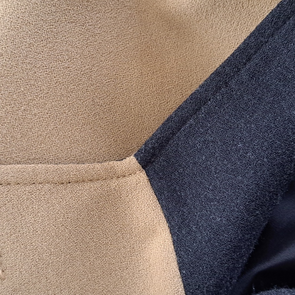 Tahari By Arthur S. Levine Womens Camel/Grey Dress/Preppy Cardigan Blazer 8 - Picture 8 of 8